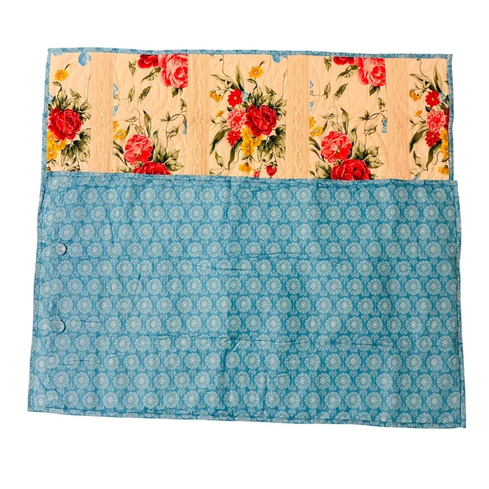 The Pioneer Woman Sweet Rose Quilted Sham Set King Size 2pc NEW Cottagecore